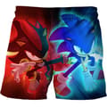 Pojkar 3D Sonic the Hedgehog Baddräkter Barn Badbyxor Sommarsemester Shorts C C 140cm