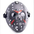 Pikkukuva 4 / 7: Halloween-juhlan Jason Voorhees -maalattu jääkiekkomaski Old Gold