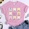 Pikkukuva 1 / 6: K-POP Stray Kids T-paita Miehille ja Naisille Harajuku Y2K T-paita Rento Kesä Lyhythihaiset T-paidat naisille L3274-pinkki S-FS1- S L3274-pink