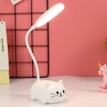Miniatyrbilde 1 av 4: Barnelampe, LED Skrivebordslampe for Barn, Trådløs Lading Studentlæring