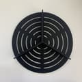 Silikon Triangelseparator för Air Fryer Skål Foder Tillbehör Not provided Black