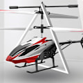 Pikkukuva 2 / 4: Kaukosäädettävä helikopteri, lentokonelelu korkeudenpidolla