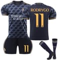 Real Madrid Rodrygo Bortetrøye Barn 2023-24 Nr.11-FS- No.11 22