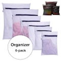 Miniatyrbild 1 av 6: Packing Cube Set - Perfekt för Resor - Väskinsats White Vit
