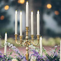 Miniatyrbild 3 av 5: 6 st LED Flamlösa Flimrande Varm Ljus Spetsljus med 2 Fjärrkontroller för Jul, Thanksgiving, Halloween, Hem, Bröllop Dekoration[C] 1
