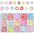 Miniatyrbilde 1 av 5: 225 stykker runde knapper, 12 mm barnesykknapper, runde sykknapper, fargerike sykknapper C-FS3-