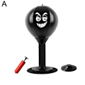 Miniatyrbild 5 av 5: Skrivbordsboxningsboll - Stressboll med Sugpropp -X42- Black