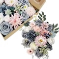 Miniatyrbillede 1 af 6: Brud brudebuket med blomster til bryllup-FS2- blue