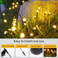 Miniatyrbillede 6 af 6: Solcellelampe firefly havebelysning 1-pak
