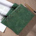 Miniatyrbild 2 av 5: 2-pack A6 PU Läder Notebook Pärm, 6 Ringar Budgetplanerare