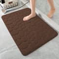 Bademåtte 18D svamp absorberende skridsikker 60x90cm, dekorativ dørmåtte til badeværelse kaffe