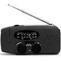 Miniatyrbild 1 av 4: AM FM handvev solradio, portabel AM FM nödradio