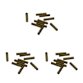 Miniatyrbillede 1 af 5: 1/2/3 10 sæt 14x3 mm bajonet trykspænde læder snorender 3Set