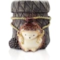 Miniatyrbillede 1 af 3: Sød Pindsvin Skrivebord Penholder Vase Tandbørsteholder Resin Skrivebord