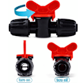 Miniatyrbillede 3 af 5: 20 stk. Dryp Switch Ventil PE Vandingsslange 16mm Låsbar Spids Kobling Ventilforbindelse Spids Slange Haveventil - On/Off-FS3-