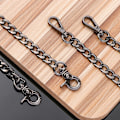 Miniatyrbilde 7 av 10: Veske kjedestropp skulderreim SVART 60 CMTYPE 1 TYP 1 - spottsalg Black-FS1- Black 60 cmType 1-Type 1