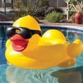 Inflatable Duck Pool Float, 79' Giant Tube Float Sunbathing Pool Lounge Float For Kids Adults Outdoor Pool Float Bed Sunbathing Pool