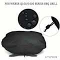 Pikkukuva 5 / 5: 210D Suoja Weber Q1200 ja 1000 kaasugrilleille, sopii Q1200, Q1400, Q1000, Q100, Q120, Baby Q, Anti-UV-FS5-