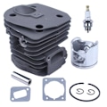 Miniatyrbild 3 av 4: Nikasil 44mm Cylinder Kolv Distansbricka Kit Kompatibel Med Jonsered cs2153 cs2152 cs2150 cs2149