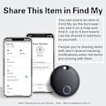 Pikkukuva 6 / 7: Matkatavaroiden paikannin, yhteensopiva Apple Find My -sovelluksen kanssa (vain iOS), avainten, matkatavaroiden, matkalaukkujen, lompakon etsijä, IP67 vedenpitävä, 2 kpl -FS1-