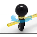 Miniatyrbillede 2 af 4: Justerbar Passer Type Glas Cirkel Rund Skærer