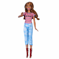 Miniatyrbild 5 av 5: Barbie modekläder, 10 delar, 10 dockaccessoarer, för
