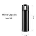 Miniatyrbillede 2 af 4: 500 ml rustfri stål vakuumisoleret dobbeltvægget isoleret