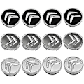 Miniatyrbild 4 av 5: 4 st navkapslar för Citroen C4 Picasso C3 Berlingo C5 X7 C2 C1 Ds3 Zx Xsara C8 Ds Ds4 60mm, fälgcentrumkapslar med emblem