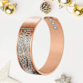 Miniatyrbild 4 av 6: Armband Magnetiskt koppararmband för män Kvinnor Livets träd Massivt koppararmband Justerbar storlek - Perfet-X42-