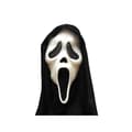 Scream Mask Maskerad Halloween LICENSIERAD Svart-FS- Black one size