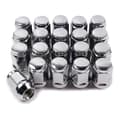 20 kpl 14X1.5 Pyöränmutterit - 19mm Pyöränmutteri 35 mm Korkea 19 mm Kuusiokanta Kromi Pyöränmutterit, Chevrolet 1999-2021