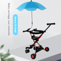 Miniatyrbillede 3 af 5: Universel Stolskærm Med Justerbar Klemme, UPF 50+ Klemme På Parasol AuBY-FS1- Black