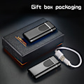 Miniatyrbild 4 av 4: Compact Electric Lighter with Fingerprint Sensor, Micro-USB Black black