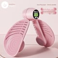 Miniatyrbillede 1 af 5: Aurora Bækkenbundstræner 2025 Ny Premium Letvægtsdesign Skridsikker og Anti-klem, 360 Graders Rotation Glansfuld Lårtræner, Tæller-X44- new Pink Counting