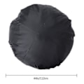 Miniatyrbild 1 av 5: Vattentätt skydd 112 cm utomhus runt svart överdrag för uteplats eldstad -FS4-