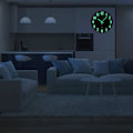 Miniatyrbild 5 av 5: 12 tums självlysande väggklocka Tyst trädesign nattlampa Ro
