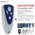 Miniatyrbilde 5 av 5: 3 stk Novoferm Novotron 502 Max43-2 504 Max43-4 512 Mix 43-2 Garasjeport Fjernkontroll 43392mhz Rullende Kode Mnhs433 Mchs43 [DB]