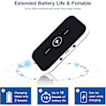 Miniatyrbilde 4 av 5: Bluetooth 5.0 Sender Mottaker, 2-i-1 Trådløs Bærbar Stereo Audio Adapter Mottaker Med RCA/3.5mm Aux Kompatibel Lav Latens HD Lyd