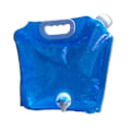 Miniatyrbillede 3 af 6: Bærbar vandpose i plast med sammenklappelig beholder blå 10L blue 10