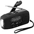 Miniatyrbilde 1 av 5: Nødvevradio med LED-lommelykt for nødsituasjoner, AM/FM bærbar værradio med Power Bank-telefonlader, USB ladet