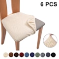 Miniatyrbillede 1 af 3: 6 stk Stretch Jacquard Stolsbetræk