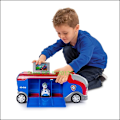 Miniatyrbilde 6 av 6: Nya Paw Patrol Plane Patrol Actionfigur Modell Utsiktstårn Redningsbuss Valpe Hund Juleleker Julegave-X41- Orange