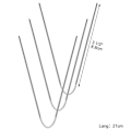 Miniatyrbillede 7 af 7: 3 stk Runde Pinde Fleksible Runde Pinde i Rustfrit Stål DIY Strikketilbehør 3pcs 3pcs 4.5mm