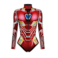 Miniatyrbilde 1 av 5: Ny Superhelt Cosplay Sexy Spiderman Drakt Bodysuit Halloween Karneval Party Forkledning for Kvinner C C XL