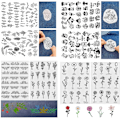 Miniatyrbild 7 av 10: 2 st Stickade Broderipapper Handsy Stabilisator D D D D