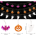 Pikkukuva 2 / 5: Koristeelliset Halloween-valosarjat Halloweeniin, 3,7 m Paristo
