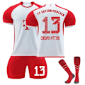 Pikkukuva 1 / 9: 23-24 Vuxna Barn Pojkar Fotbollssatser Fotbollsträningsdräkt Sportkläder 3-delat set 2324 bayern-munich home#13 2324 bayern-munich home#13 m