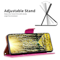 Pikkukuva 3 / 5: Samsung Galaxy A25 5G -puhelimen nahkakuori, litši-tekstuuri, teline, pudotussuoja, hihna