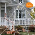 Halloween-spindelvevsdekorasjon for utendørs og innendørs bruk