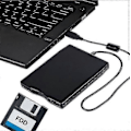 Miniatyrbillede 4 af 5: USB-diskettestation, Ekstern USB-diskettestation 1,44 Mb Slank Plug And Play FDD-enhed til PC Windows